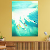 Toile Surf Surfeurs Surf Sea Wave Canvas Imprimer (Insitu(Salon))