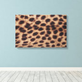 Toile Surface du félin tacheté (Insitu (Plancher de Bois))