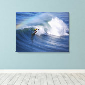 Toile Surfer sous arc-en-ciel (Insitu (Plancher de Bois))