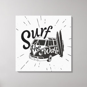 Toile Surfez la vague