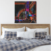 Toile Surgir de l'obscurité Abstrait (Insitu(Chambre))