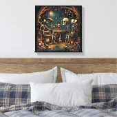 Toile Surreal Skeletons III (Insitu(Chambre))