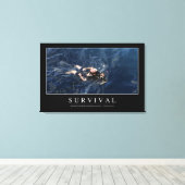 Toile Survie : Citation Inspirationnelle 1 (Insitu (Plancher de Bois))