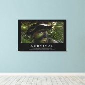 Toile Survie : Citation Inspirationnelle 2 (Insitu (Plancher de Bois))