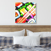 Toile Sushi pop (Insitu(Chambre))