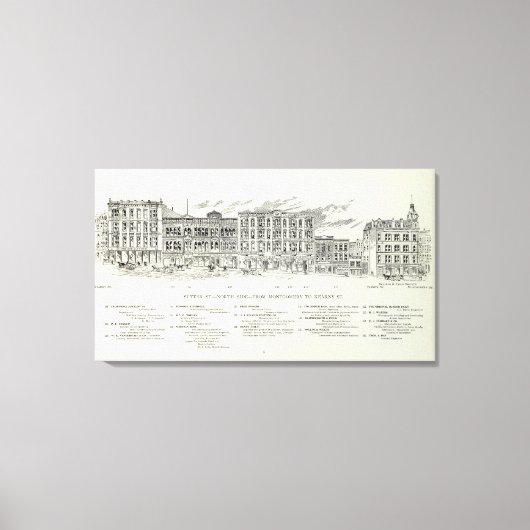 Toile Sutter North side Montgomery et Kearny (Recto)