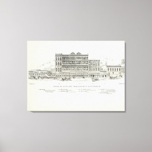 Toile Sutter South side Sansome et Montgomery (Recto)