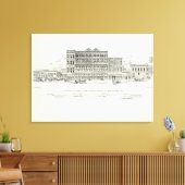 Toile Sutter South side Sansome et Montgomery (Insitu(Salon))