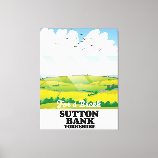 Toile Sutton Bank yorkshire affiche voyage (Recto)