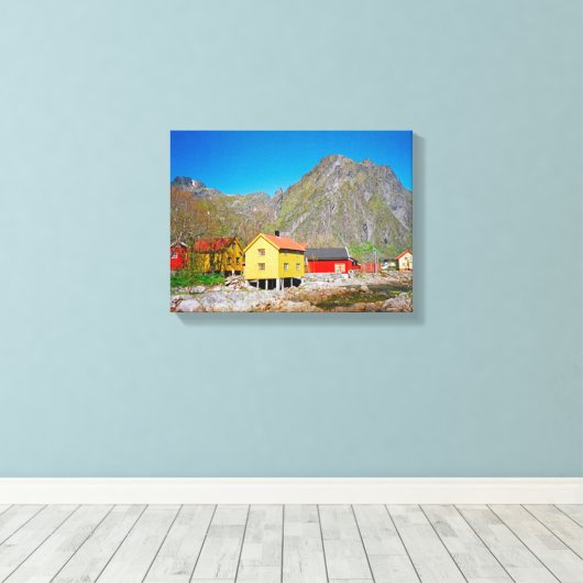 Toile Svolvaer, Norvège (Insitu (Plancher de Bois))