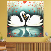 Toile Swan Love 2 (Insitu(Salon))