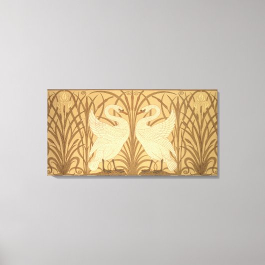 Toile Swan wallpaper design (Recto)