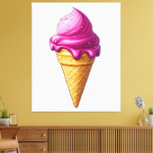 Toile Sweet Swirl - Ice Cream Art Imprimer (Insitu(Salon))