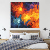 Toile Swirling Elemental Nebula Abstract (Insitu(Chambre))