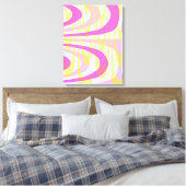Toile Swirls des années 70 (Insitu(Chambre))