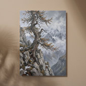 Toile Swiss Alps Eiger Larch Tree Art