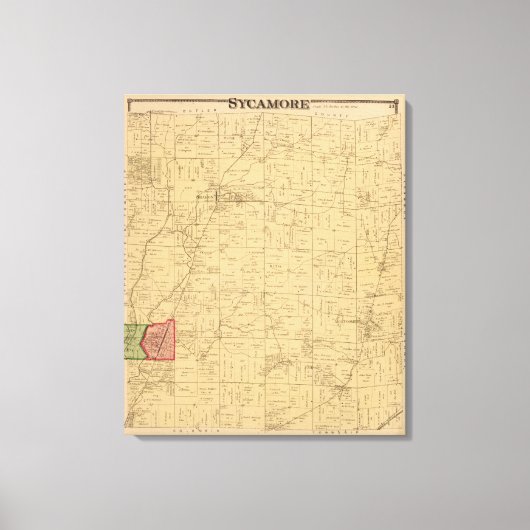 Toile Sycamore, Ohio (Recto)