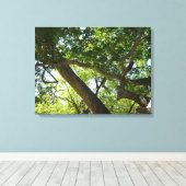 Toile Sycamore Tree Nature verte (Insitu (Plancher de Bois))