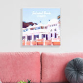 Toile Sydney Balmoral Beach rétro Bathons Pavillon (Insitu(Salon))