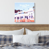 Toile Sydney Balmoral Beach rétro Bathons Pavillon (Insitu(Chambre))