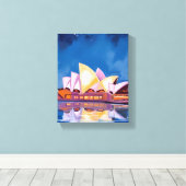 Toile Sydney Opera House, Australia Painting (Insitu (Plancher de Bois))