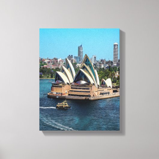 Toile Sydney - OPÉRA HOUSE - panorama (Recto)