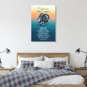 Toile SYMBOLE Astrologique Horoscope Capricorne (Insitu(Chambre))