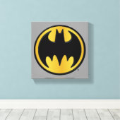 Toile Symbole Batman | Logo classique (Insitu (Plancher de Bois))