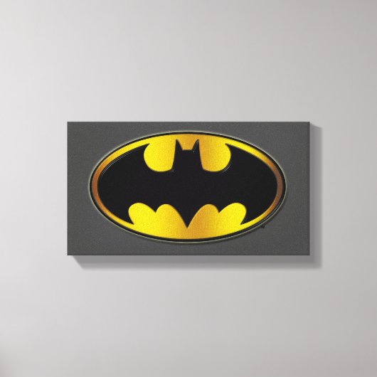 Toile Symbole Batman | Logo de dégradé ovale (Recto)