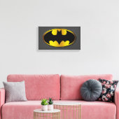 Toile Symbole Batman | Logo de dégradé ovale (Insitu(Salon))