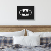 Toile Symbole Batman | Logo Grainy (Insitu(Chambre))