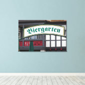 Toile Symbole Biergarten, Allemagne (Insitu (Plancher de Bois))