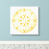 Toile Symbole bouddhiste (Insitu (Plancher de Bois))