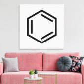 TOILE SYMBOLE D'ANNEAU BENZENE (Insitu(Salon))