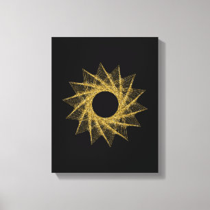 Toile Symbole de géométrie sacrée