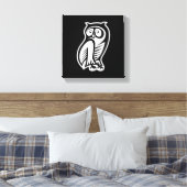 Toile Symbole de hibou blanc (Insitu(Chambre))