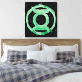 Toile Symbole de la lanterne de café - Vert (Insitu(Chambre))