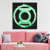 Toile Symbole de la lanterne de café - Vert (Insitu(Salon))