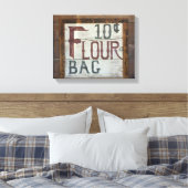 Toile Symbole de l'ancienne farine du décor de la cuisin (Insitu(Chambre))