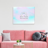 Toile Symbole de Libra Zodiac Mère de style perle (Insitu(Salon))