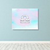 Toile Symbole de Libra Zodiac Mère de style perle (Insitu (Plancher de Bois))
