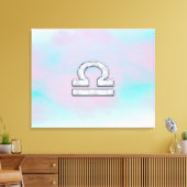 Toile Symbole de Libra Zodiac Mère de style perle (Insitu(Salon))