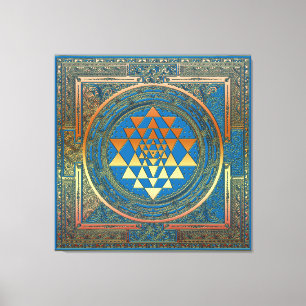 Toile Symbole de l'Inde de méditation de yoga de
