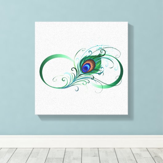 Toile Symbole de l'Infinity (Insitu (Plancher de Bois))