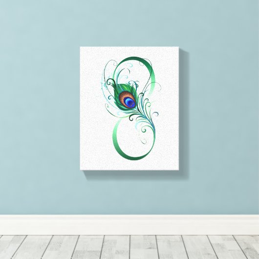 Toile Symbole de l'Infinity (Insitu (Plancher de Bois))