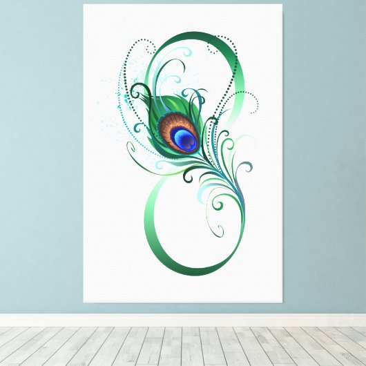 Toile Symbole de l'Infinity (Insitu (Plancher de Bois))