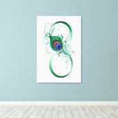 Toile Symbole de l'Infinity (Insitu (Plancher de Bois))