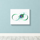 Toile Symbole de l'Infinity (Insitu (Plancher de Bois))