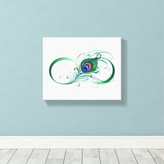 Toile Symbole de l'Infinity (Insitu (Plancher de Bois))