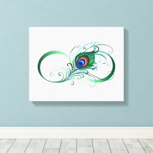 Toile Symbole de l'Infinity (Insitu (Plancher de Bois))